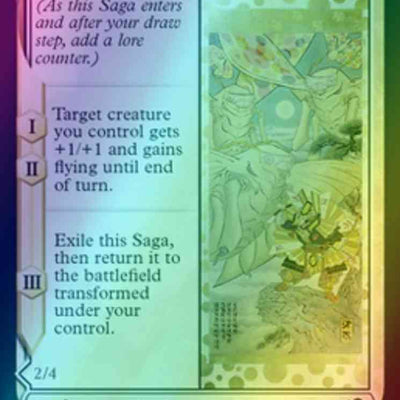 Befriending the Moths // Imperial Moth [4] [Kamigawa: Neon Dynasty] [Foil]
