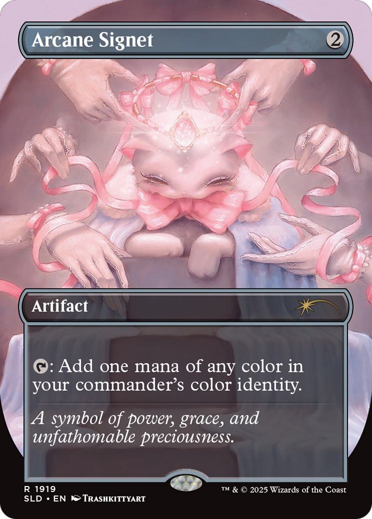 Arcane Signet [1919] [Borderless] [Cats Are Better Than Dogs] [Secret Lair Drop] [Non-Foil]