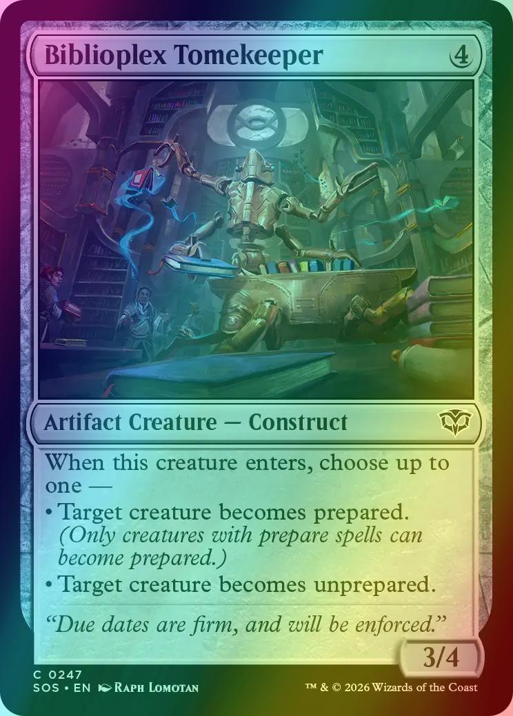 Biblioplex Tomekeeper [247] [Secrets of Strixhaven] [Foil]