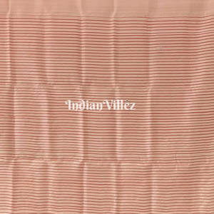 Peach Single  Butta design Odisha Ikat Khandua Silk Saree
