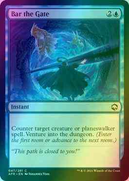 Bar the Gate [47] [Adventures in the Forgotten Realms] [Foil]