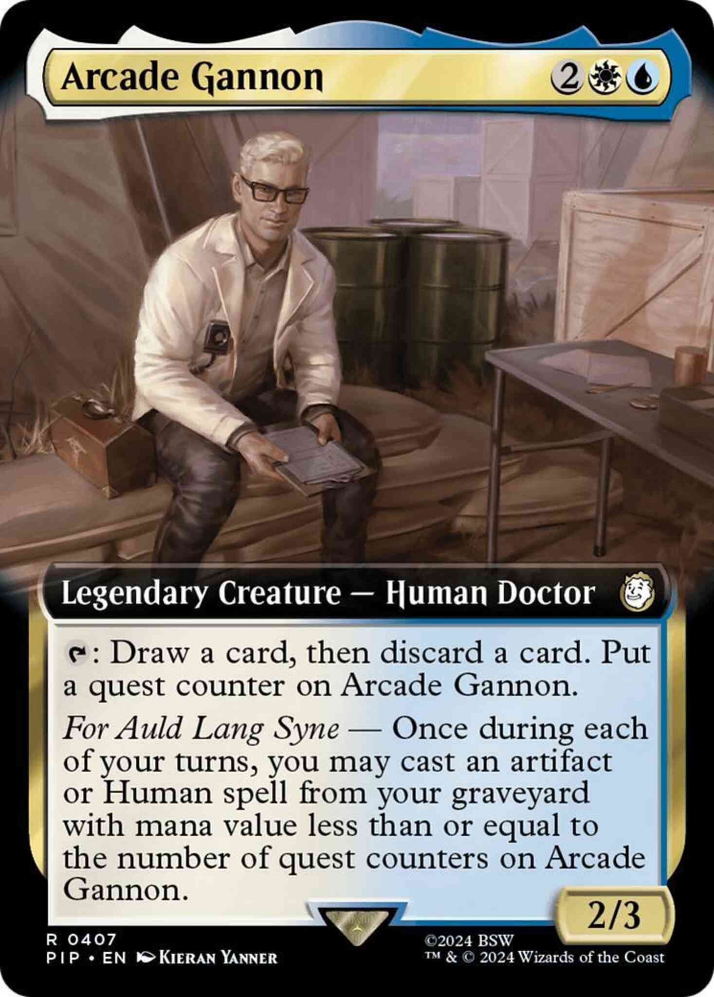 Arcade Gannon [407] [Extended Art] [Fallout] [Non-Foil]