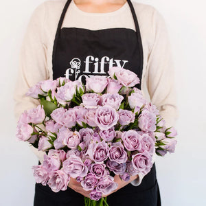 Delicate Lavender Spray Garden Rose