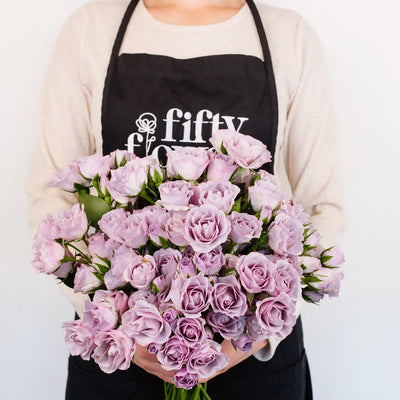 Delicate Lavender Spray Garden Rose