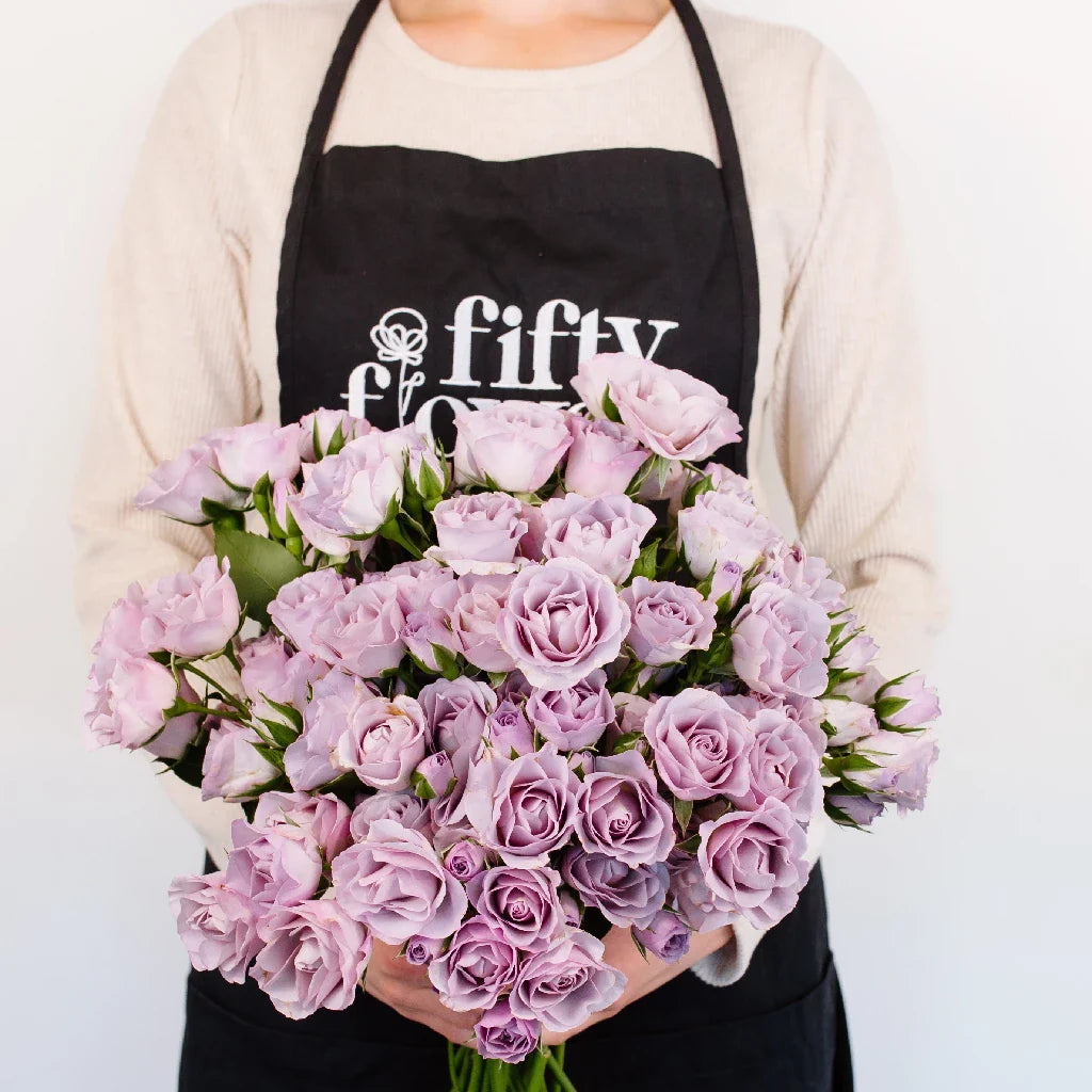 Delicate Lavender Spray Garden Rose