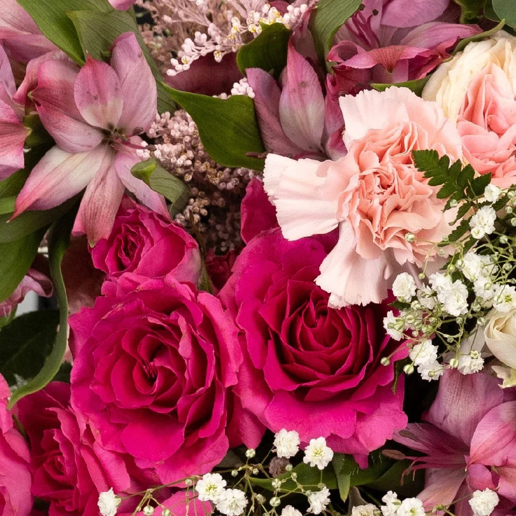 Delightfully Pink Wedding Flower Bouquet