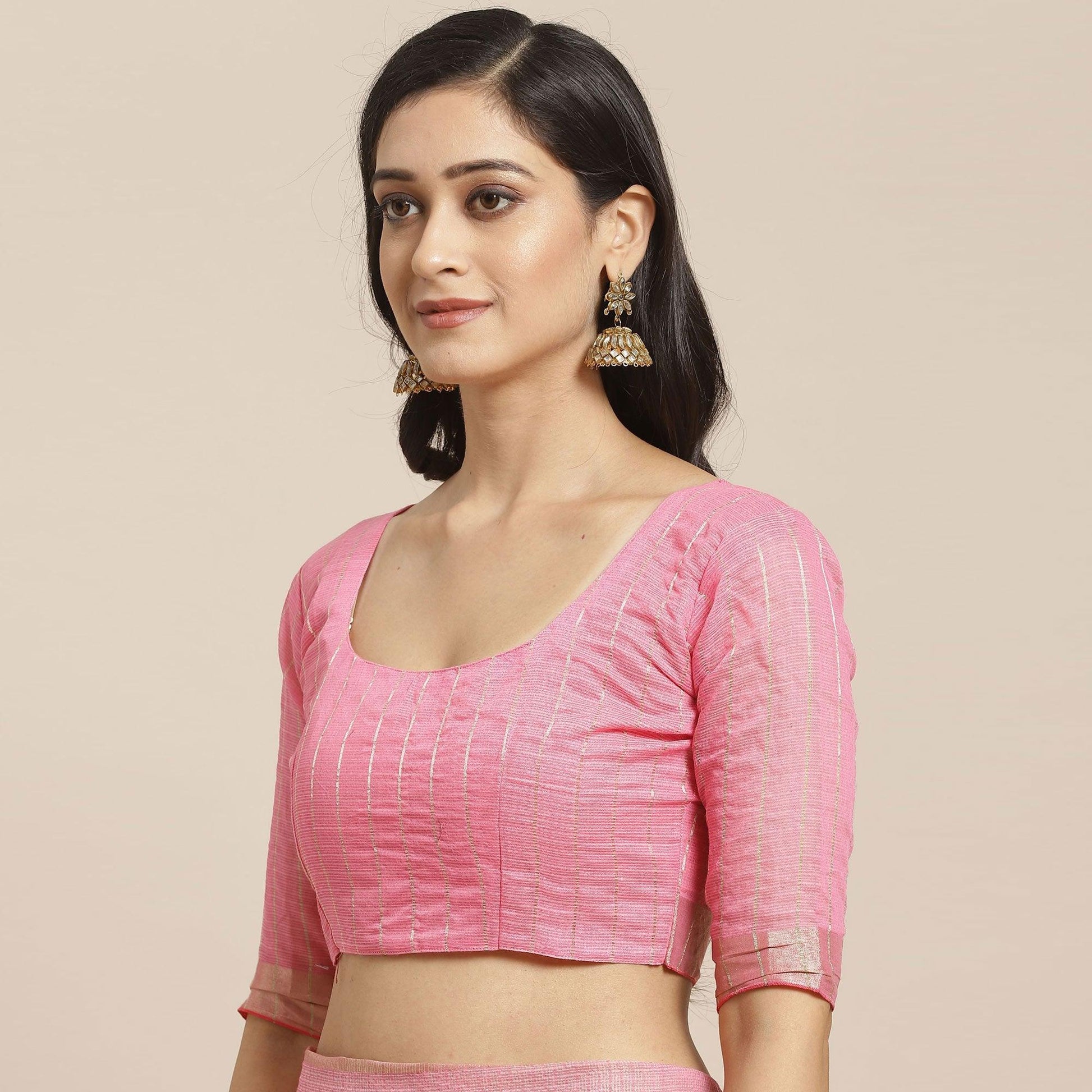 Demanding Pink Colored Casual Wear Embroidered Art Silk Saree