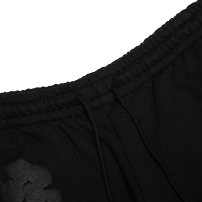 Denim Tears Cotton Wreath Black Monochrome Sweatpants