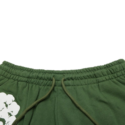 Denim Tears The Cotton Wreath Green Shorts