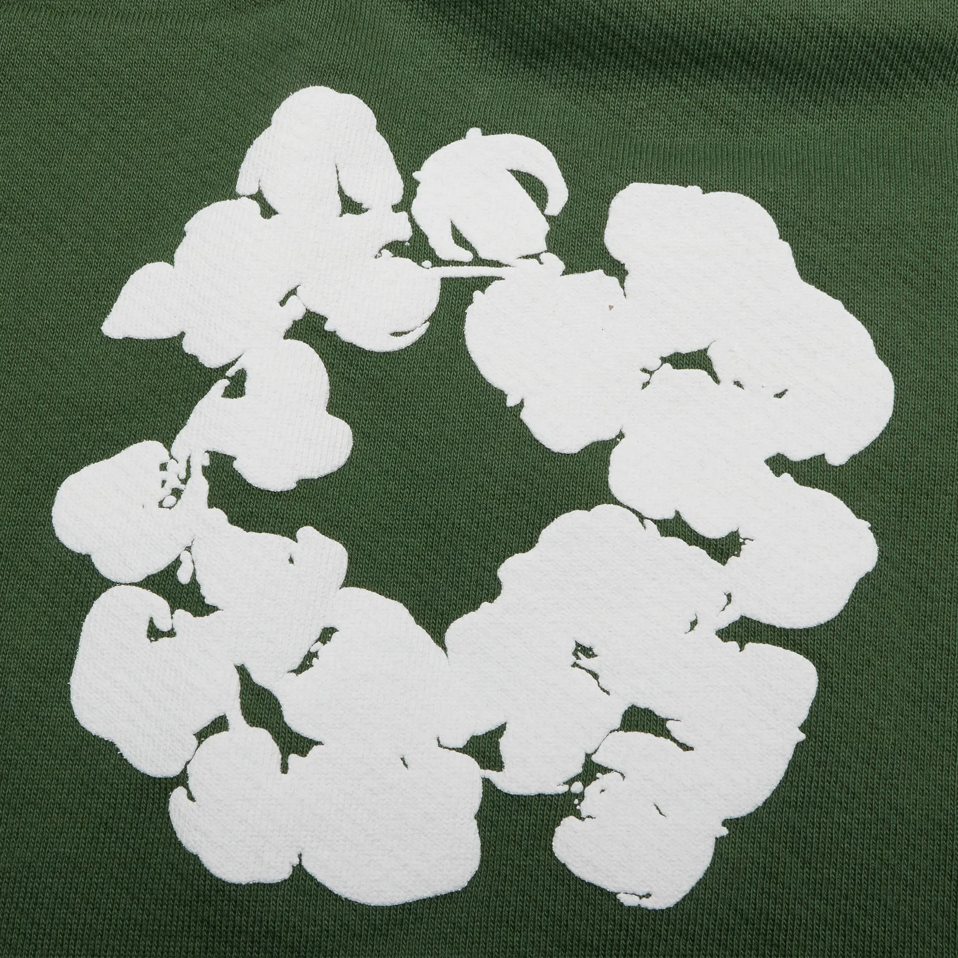 Denim Tears The Cotton Wreath Green Shorts