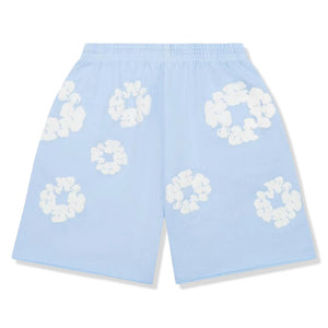 Denim Tears The Cotton Wreath Powder Blue Shorts