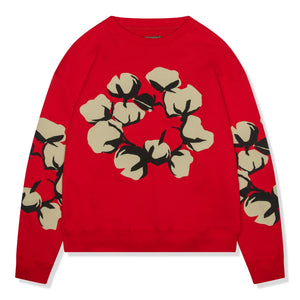 Denim Tears x CPFM Cactus Tears Red Sweatshirt