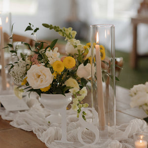 Brighten The Night White and Yellow California Wedding