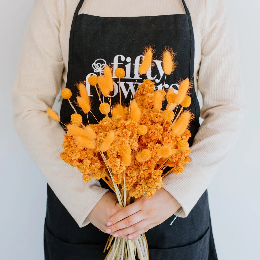 Desert Orange Dried Flower Pack