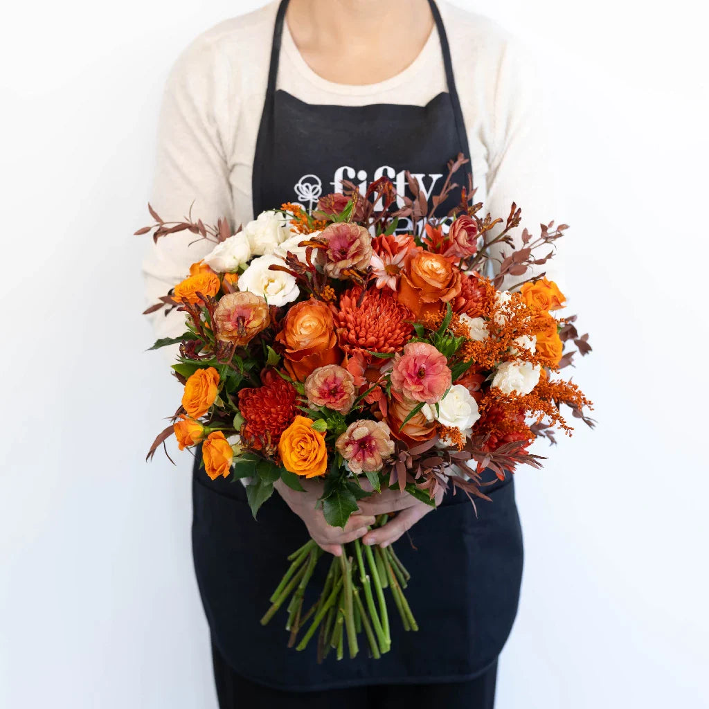Desert Orange Bouquet Bar Flower Kit