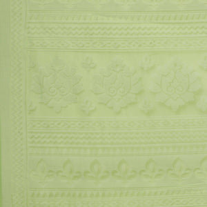 Desirable Green Colored Party Wear Geometric Brasso Saree