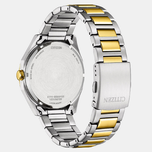 Eco-Drive Men Eco-Drive Black Dial Analog Stainless Steel Watch BM7604-80E