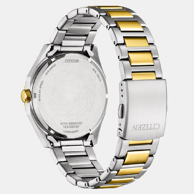 Eco-Drive Men Eco-Drive Black Dial Analog Stainless Steel Watch BM7604-80E
