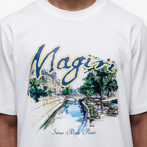 MAGIRI Seine River Printed White T-Shirt