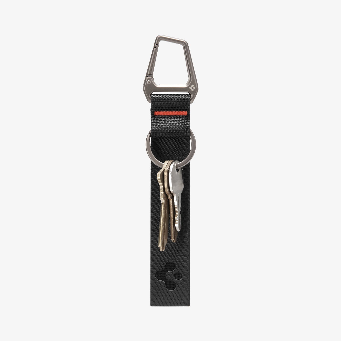 Carabiner Black Strap + Key Ring