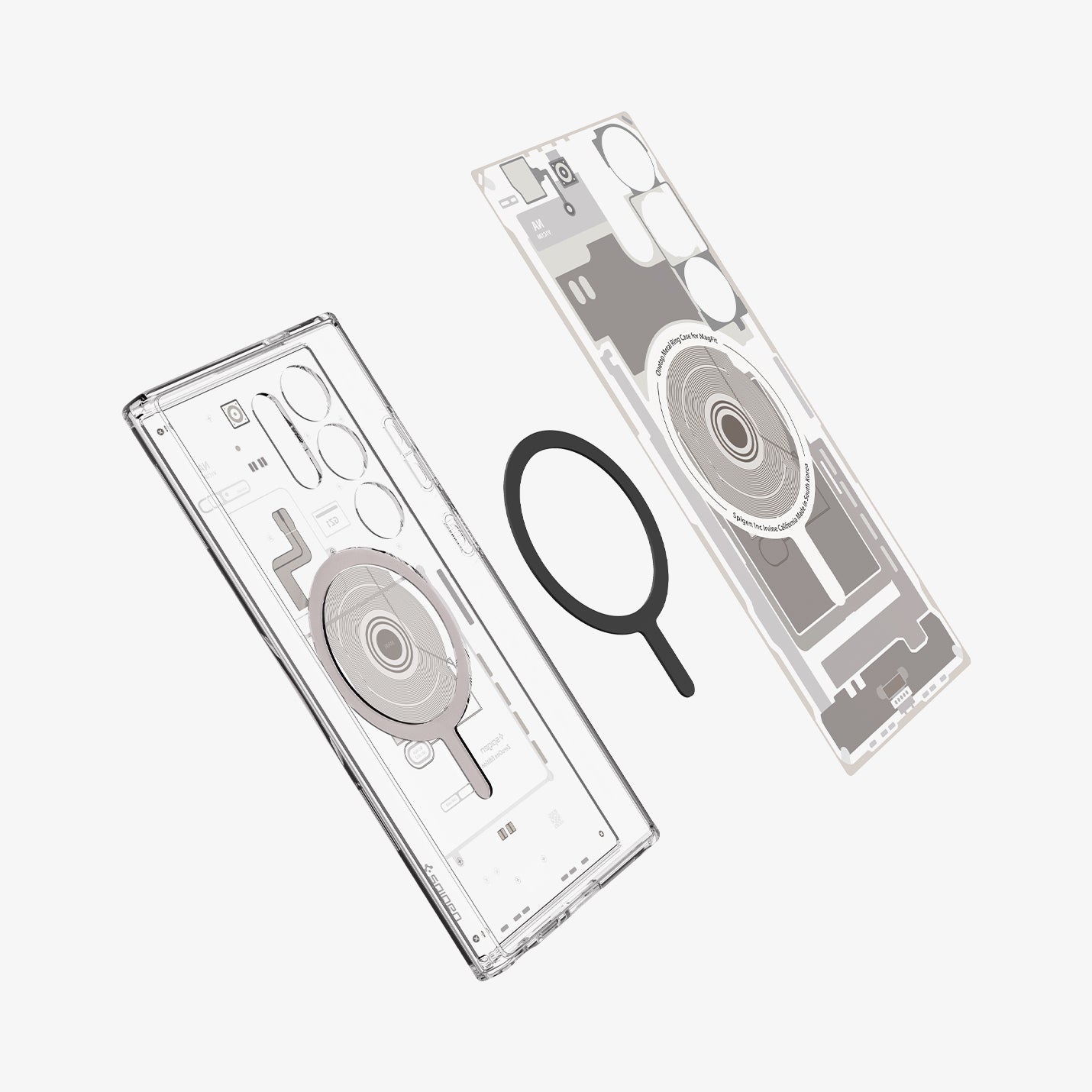 Galaxy S24 Series - Ultra Hybrid Metal Ring Zero One (MagFit)