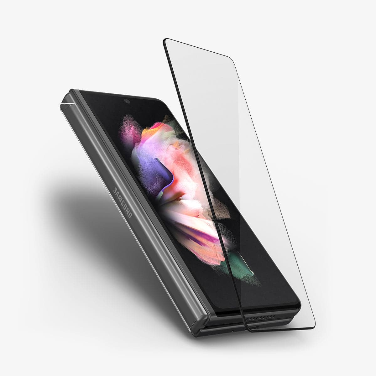 Galaxy Z Fold 3 Series - GLAS.tR Full Cover Glass + Hinge Film