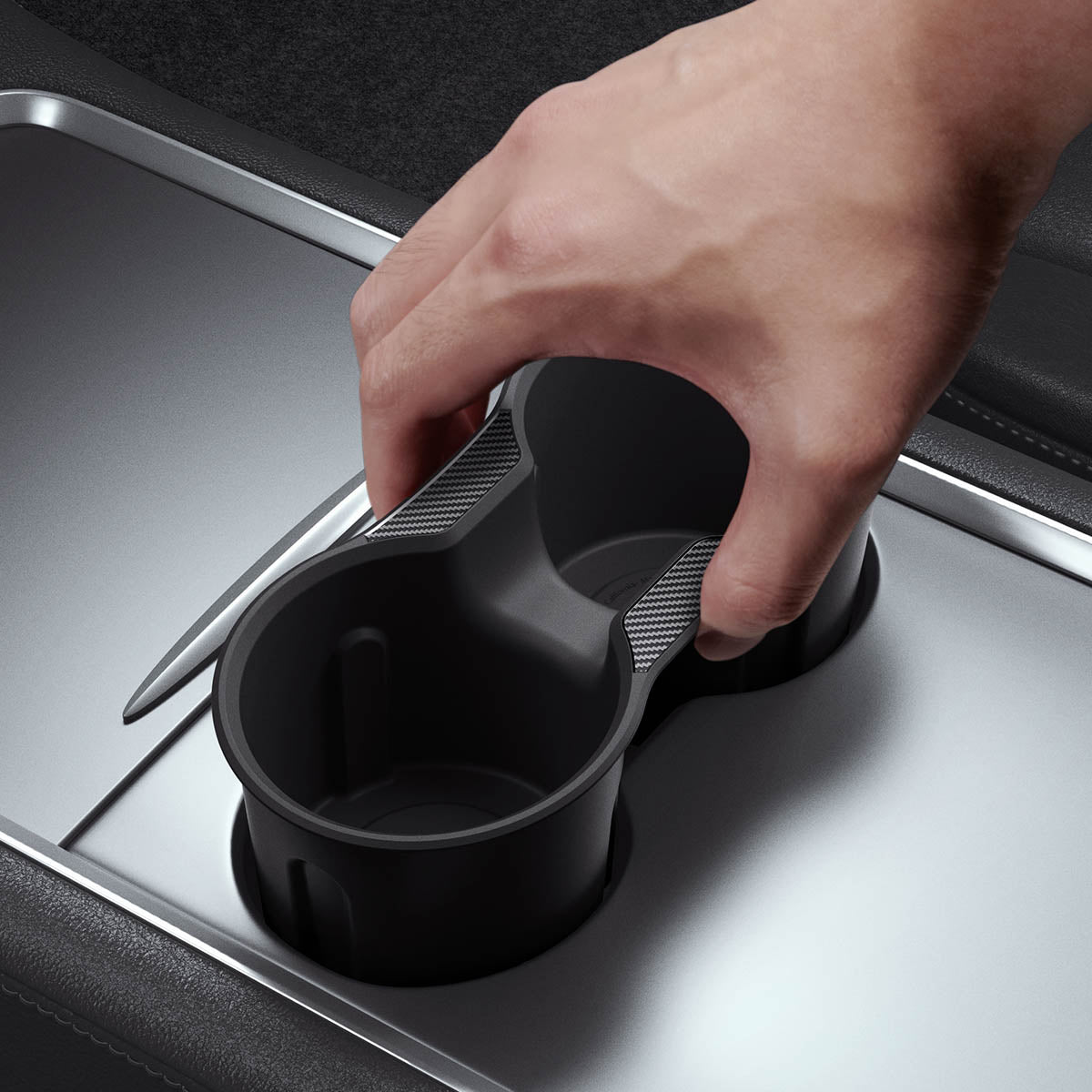 Tesla Model Y & 3 - Cup Holder Insert | TO211