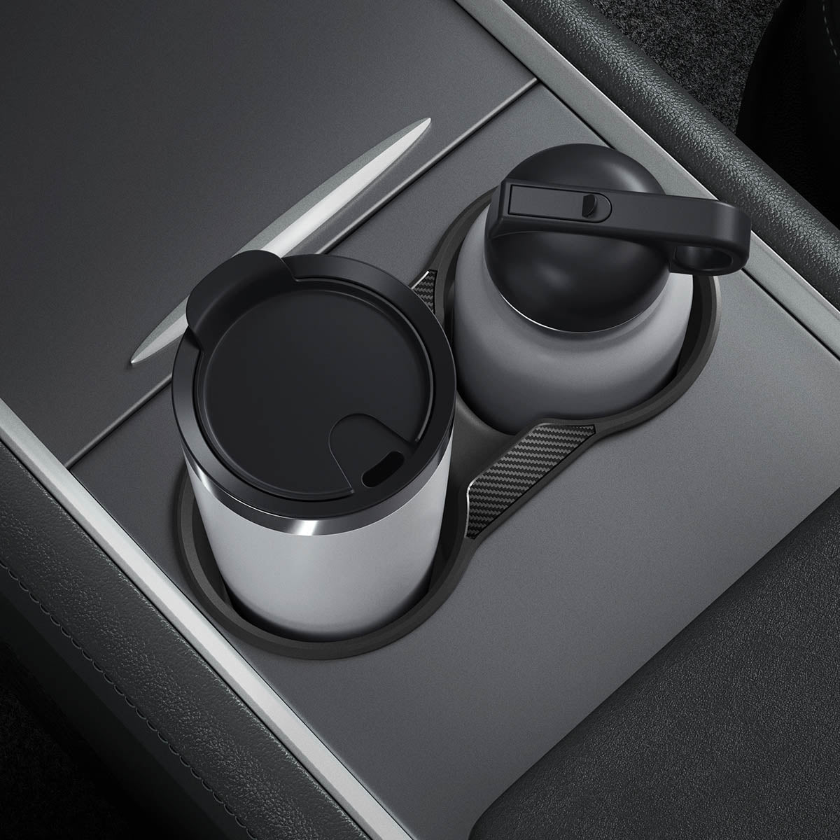Tesla Model Y & 3 - Cup Holder Insert | TO211