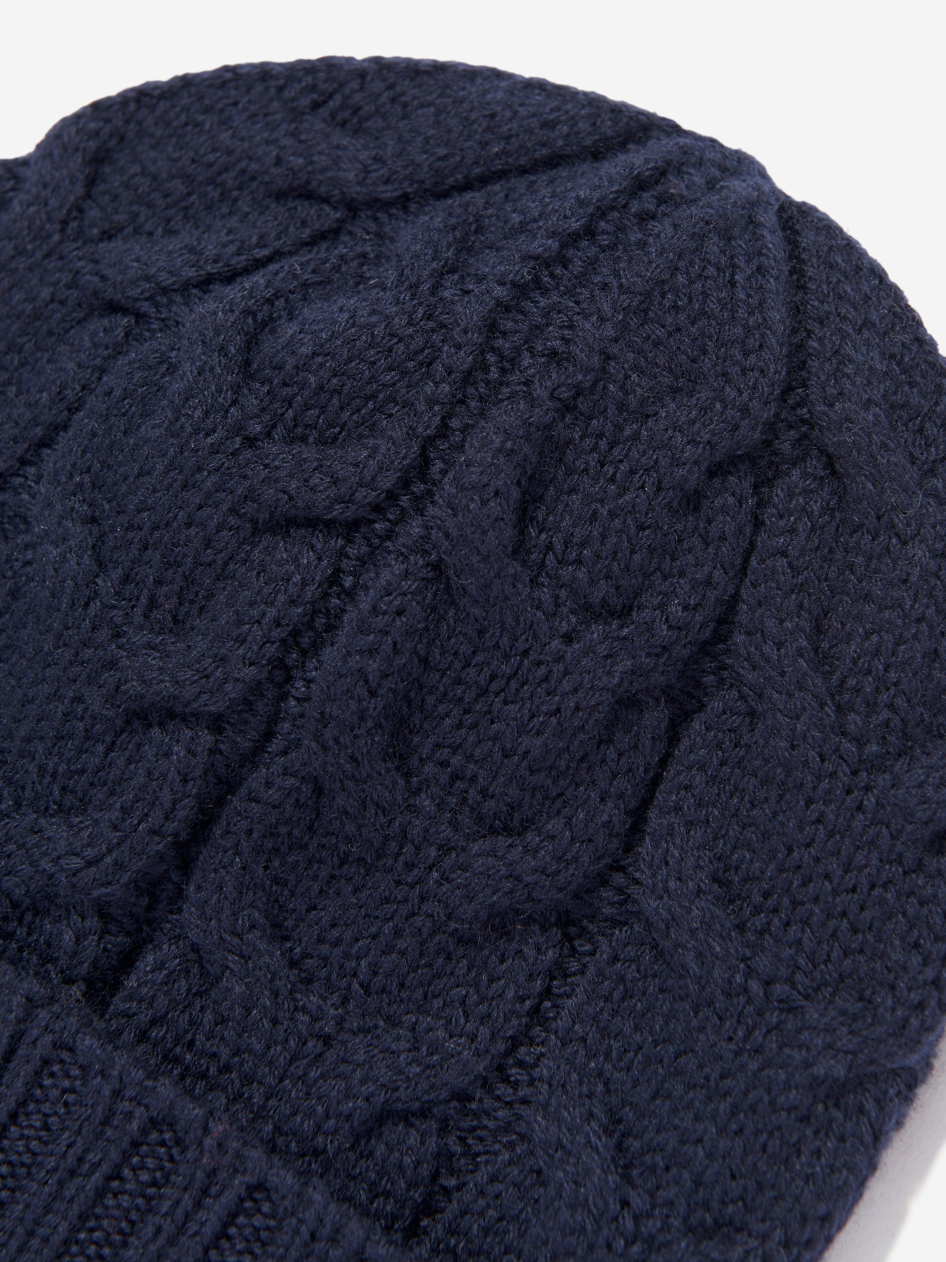 Moncler Enfant Boys Wool Knit Navy Beanie