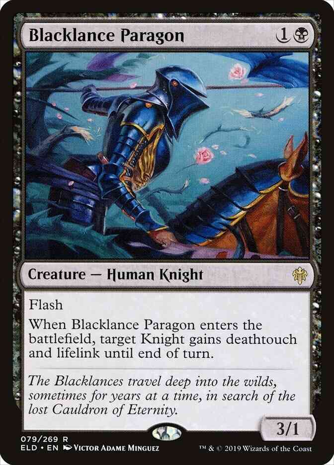 Blacklance Paragon [79] [Throne of Eldraine] [Non-Foil]