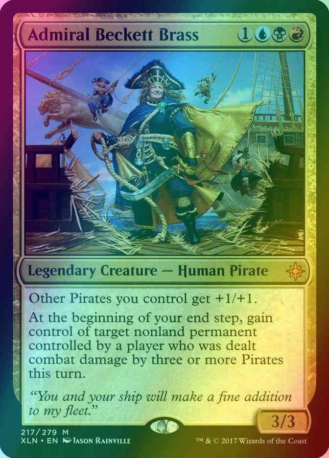 Admiral Beckett Brass [217] [Ixalan] [Foil]