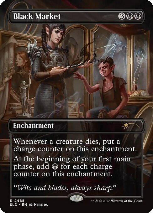 Black Market [2485] [Borderless] [D&D: Shadowheart's Devotion] [Secret Lair Drop] [Non-Foil]