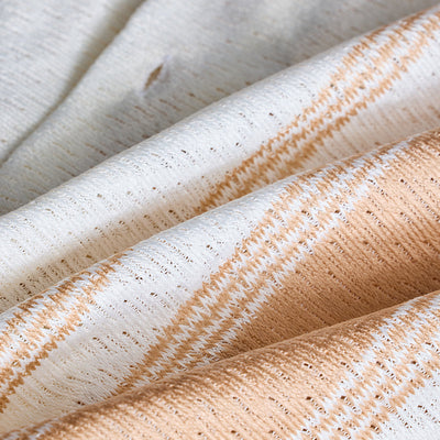 Beige Stripes Crochet Shirt