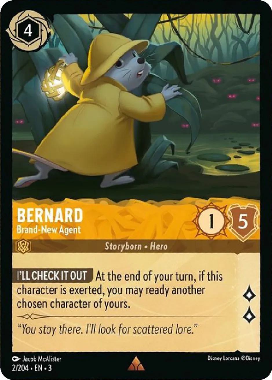Bernard - Brand-New Agent - 2/204 [Into the Inklands] [Non-Foil]
