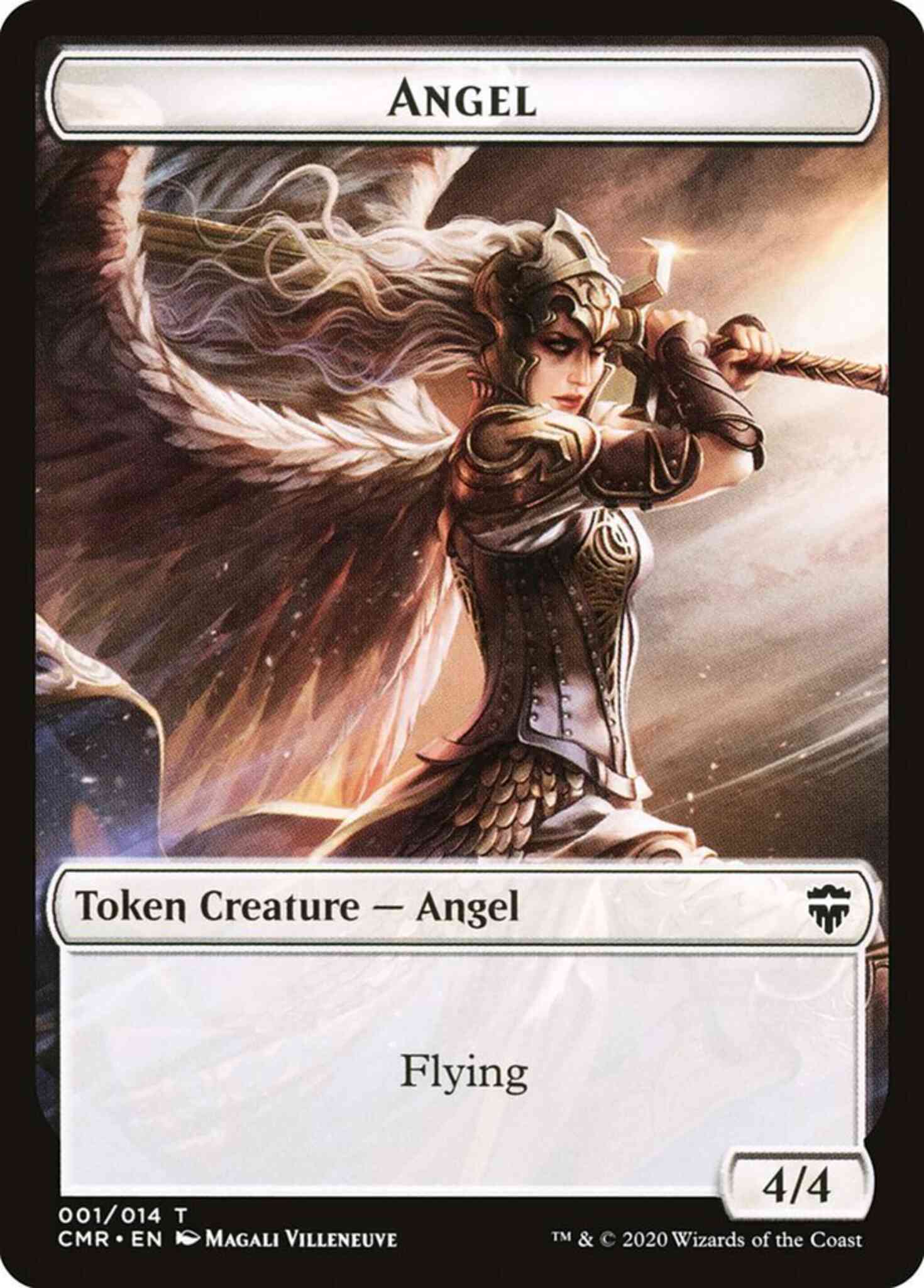 Angel Token [01] [Commander Legends Tokens] [Non-Foil]