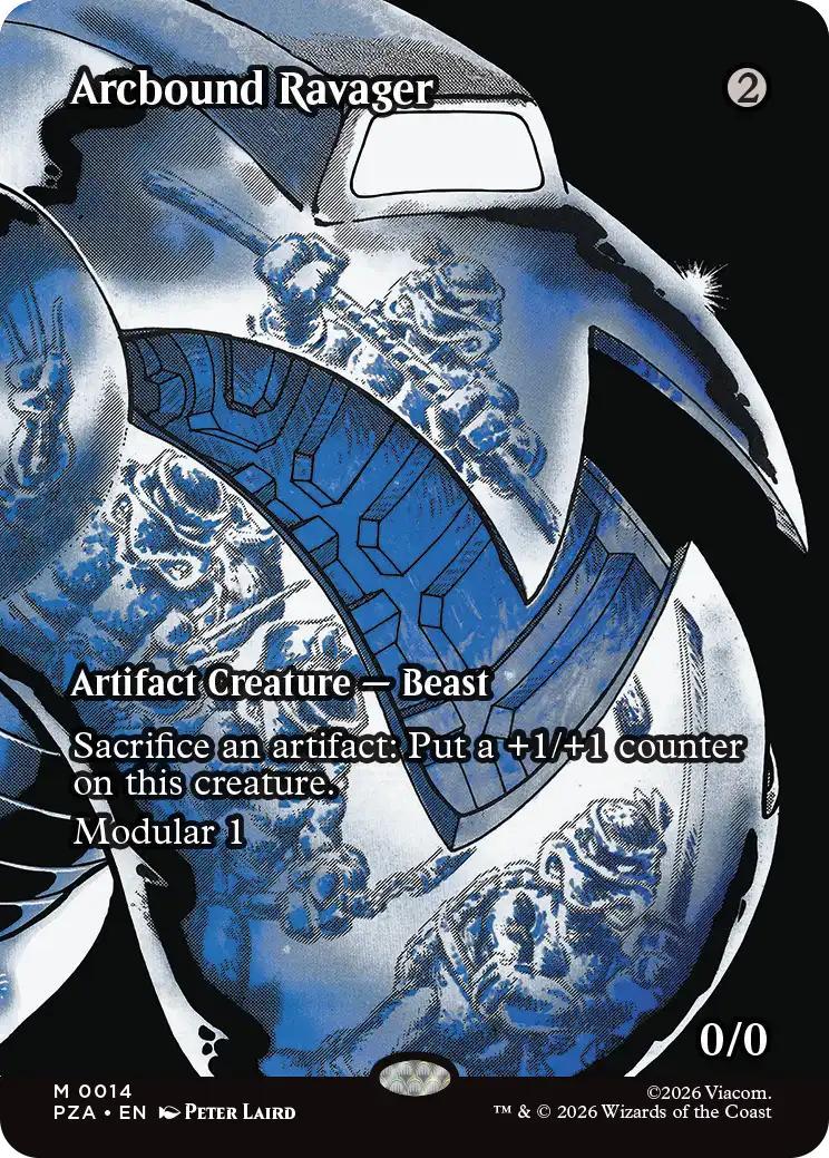 Arcbound Ravager [14] [Borderless] [Teenage Mutant Ninja Turtles Source Material] [Non-Foil]