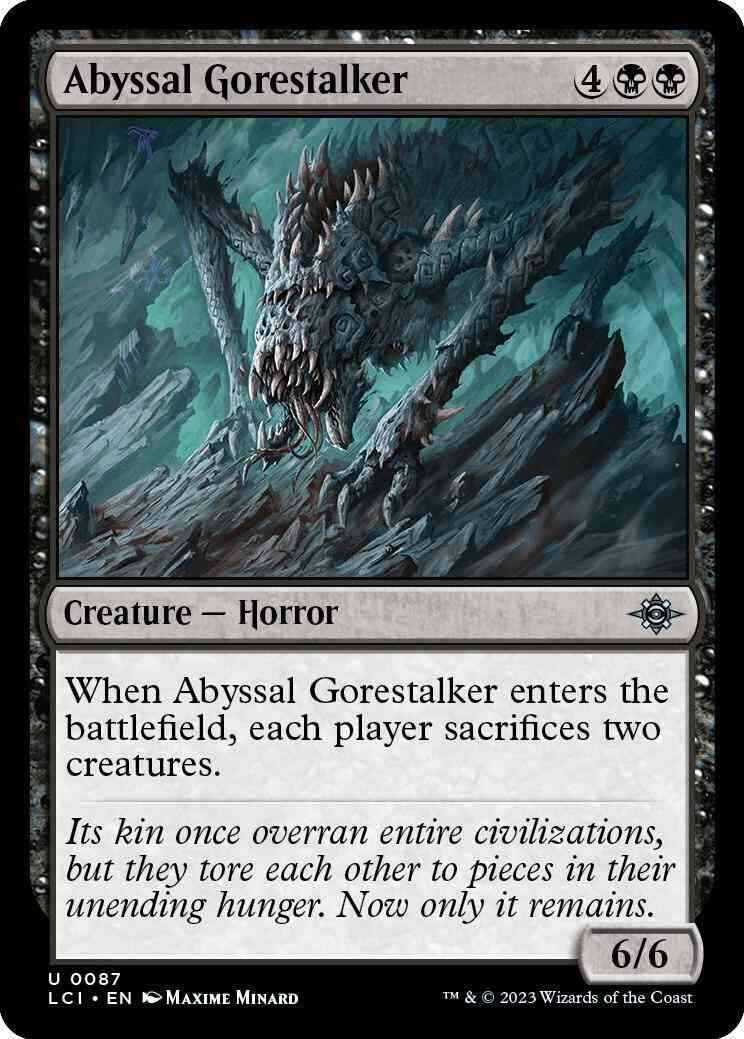 Abyssal Gorestalker [87] [The Lost Caverns of Ixalan] [Non-Foil]