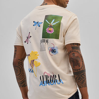 Aurora Cream Slim Fit T-Shirt