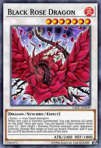 Black Rose Dragon - CSOC-EN039 - Ghost Rare - Unlimited