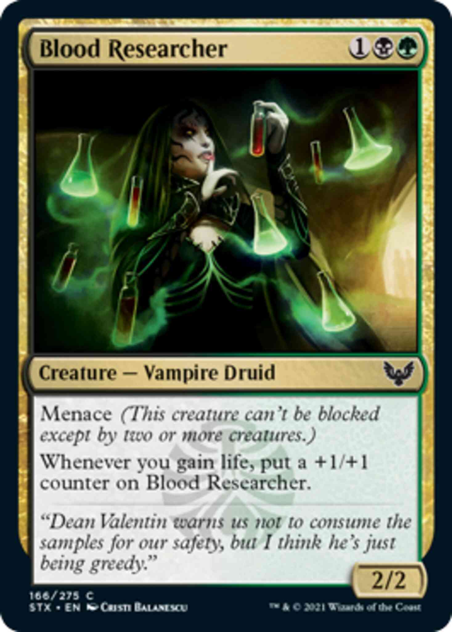 Blood Researcher [166] [Strixhaven: School of Mages] [Non-Foil]