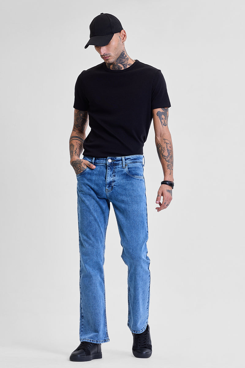 Blue  Bootcut Jeans