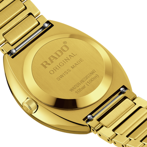 Rado Diastar Original Diamonds Yellow Dial Unisex 38mm