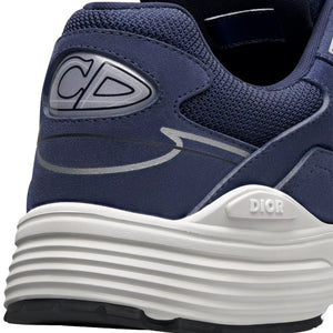 Dior B30 Countdown Mesh Navy Blue Suede Trainer