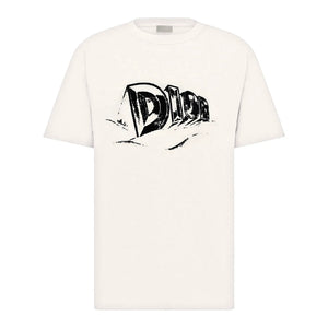 Dior Graffiti White T Shirt