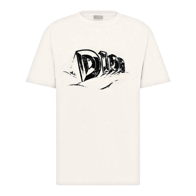 Dior Graffiti White T Shirt