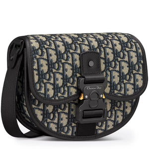 Dior Oblique Jacquard Mini Gallop Beige Bag With Strap