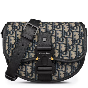 Dior Oblique Jacquard Mini Gallop Beige Bag With Strap