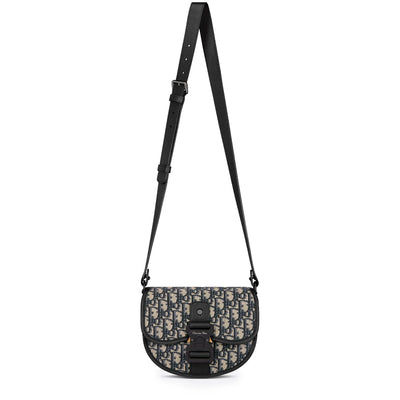 Dior Oblique Jacquard Mini Gallop Beige Bag With Strap