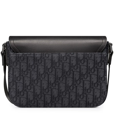 Dior Small Saddle Messenger Bag Black With Flap