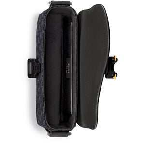 Dior Small Saddle Messenger Bag Black With Flap